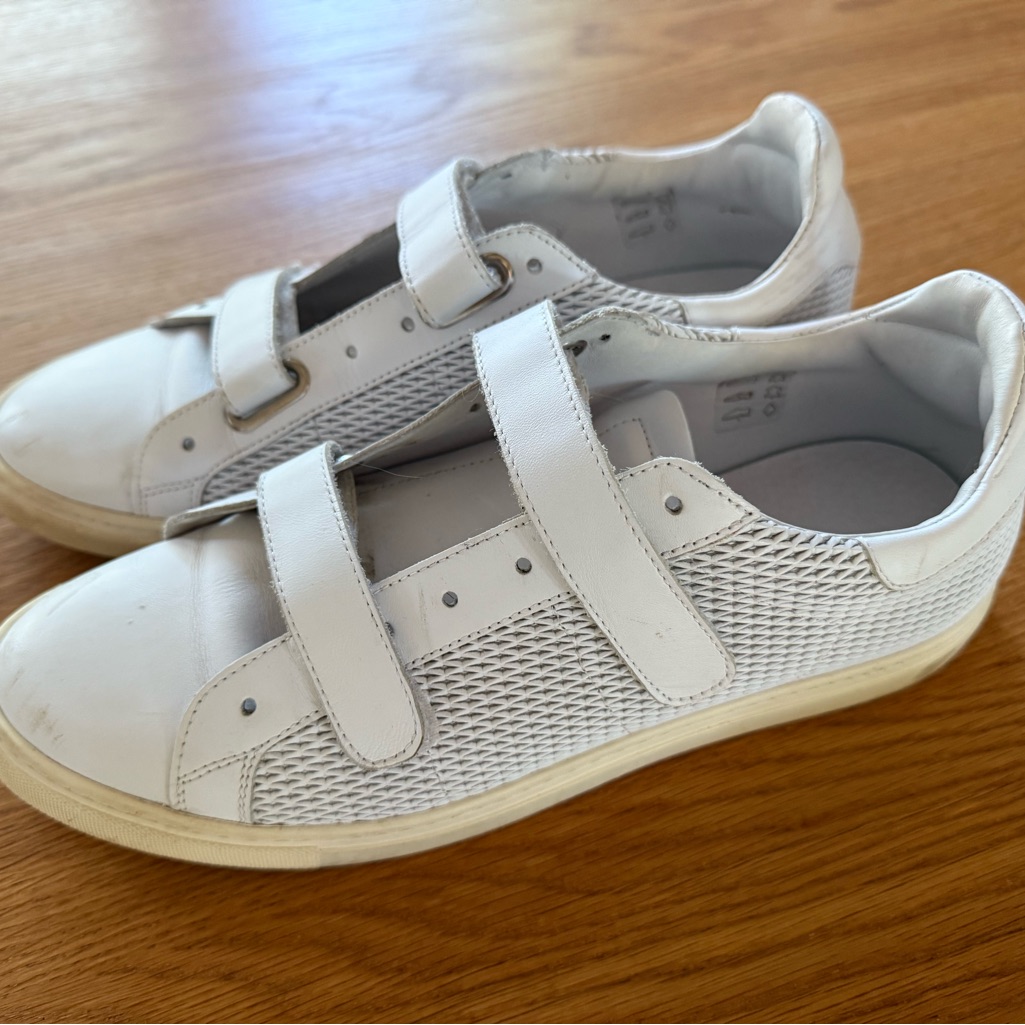 Iro White Mesh Sneakers